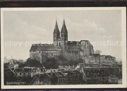 Quedlinburg Schloss und Schlosskirche Kat. Quedlinburg