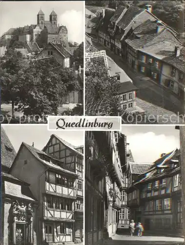 Quedlinburg Ortspartien Schloss Kat. Quedlinburg