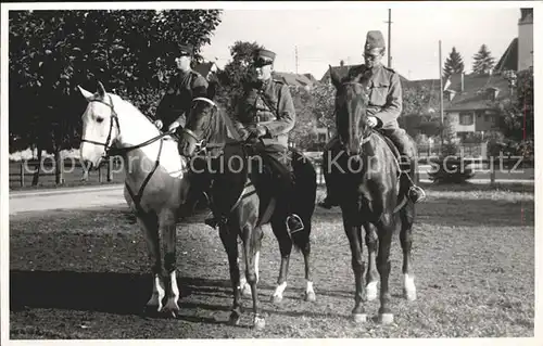 Zurzach Pferd Soldaten Kat. Zurzach