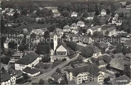 Langenthal BE Fliegeraufnahme Kat. Langenthal