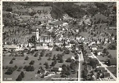 Kaltbrunn Fliegeraufnahme Kat. Kaltbrunn