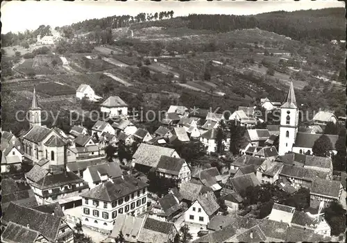 Goersdorf Elsass Fliegeraufnahme  Kat. Goersdorf