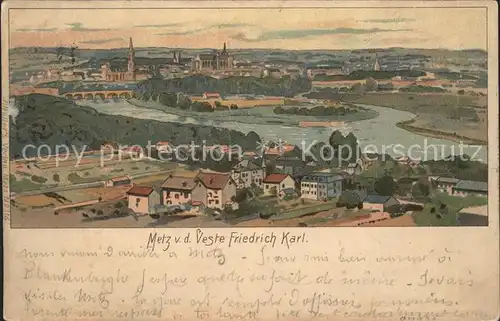 Metz Moselle Veste Friedrich Karl Kat. Metz