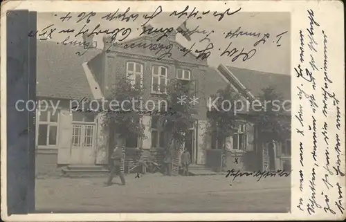 Oberhoffen sur Moder Soldaten Haus  Kat. Oberhoffen sur Moder