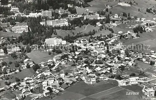 Leysin Fliegeraufnahme / Leysin /Bz. Aigle