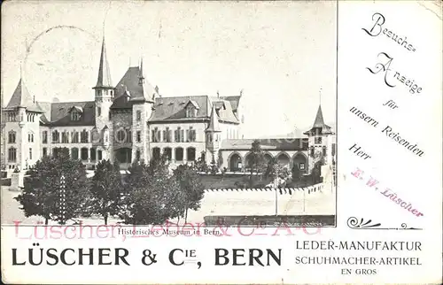 Bern BE Luescher & Cie Leder- Manufaktur / Bern /Bz. Bern City