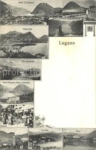 Lugano TI Monte BrÃ¨, San Salvatore, Generoso Paradiso Quali  / Lugano /Bz. Lugano City
