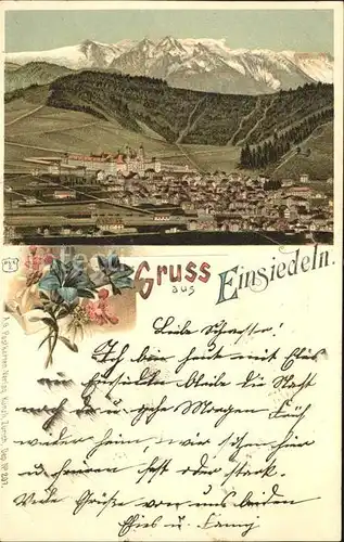 Einsiedeln SZ Gruss aus Einsiedeln / Einsiedeln /Bz. Einsiedeln