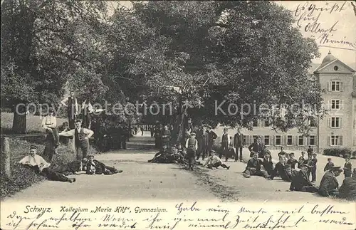 Schwyz Kollegium Maria Hilf Gymnasium  / Schwyz /Bz. Schwyz