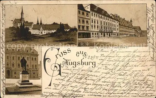 Augsburg Hotel Mohren Fuggerhaus Schloss Wollenburg / Augsburg /Augsburg LKR