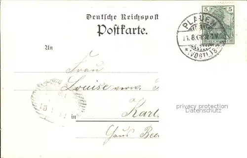 Plauen Vogtland Hochwasser 1901 / Plauen /Vogtlandkreis LKR