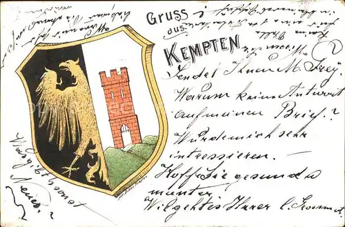 Kempten Allgaeu Wappen / Kempten (Allgaeu) /Kempten Stadtkreis