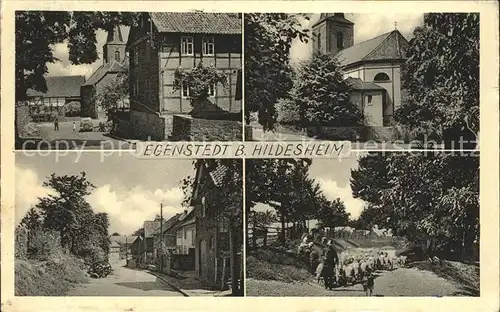 Egenstedt Kirche und Haupstrasse  / Diekholzen /Hildesheim LKR