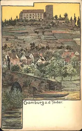 Gamburg  / Werbach /Main-Tauber-Kreis LKR