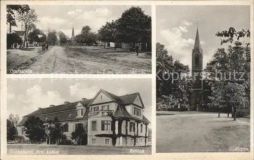 Alt Tucheband Schloss Kirche Dorfstrasse / Alt Tucheband /Maerkisch-Oderland LKR