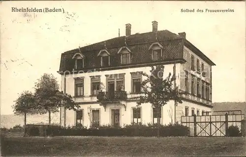 Rheinfelden Baden Solbad Frauenverein / Rheinfelden (Baden) /Loerrach LKR