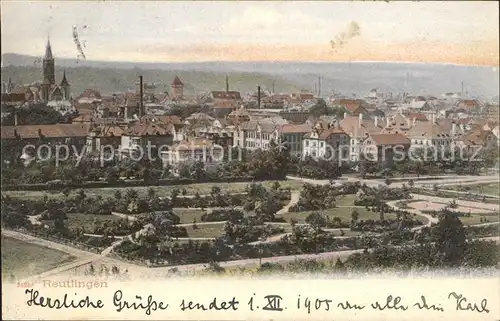 Reutlingen Blick auf Reutlingen / Reutlingen /Reutlingen LKR