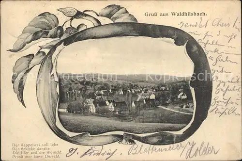 Waldhilsbach Vers / Neckargemuend /Heidelberg Stadtkreis