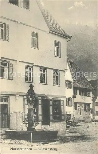 Wiesensteig Marktbrunnen / Wiesensteig /Goeppingen LKR