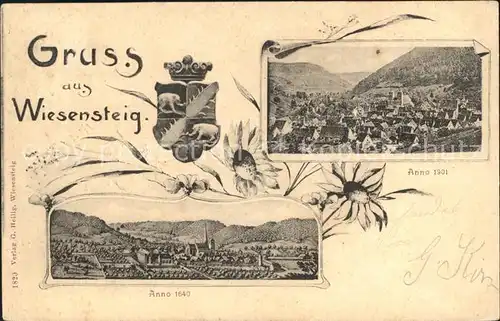 Wiesensteig Anno 1640 AQnno 1901 / Wiesensteig /Goeppingen LKR