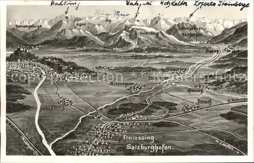 Freilassing Salzburghofen Tennengebirge / Freilassing /Berchtesgadener Land LKR