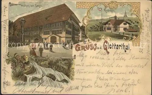 Glottertal Gasthaus zum Engel / Glottertal Schwarzwald /Breisgau-Hochschwarzwald LKR