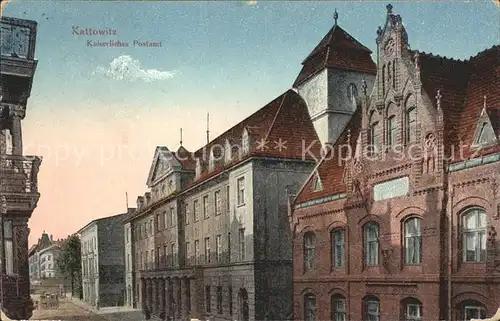 Kattowitz Kaiserliches Postamt / Katowice /