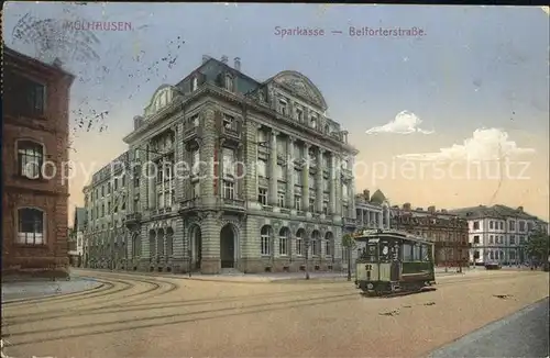 Muelhausen Elsass Sparkasse Belforterstrasse / Mulhouse /Arrond. de Mulhouse