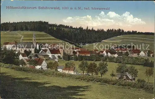 Schoenwald Schwarzwald Hoehenluftkurort Schoenwald / Schoenwald im Schwarzwald /Schwarzwald-Baar-Kreis LKR