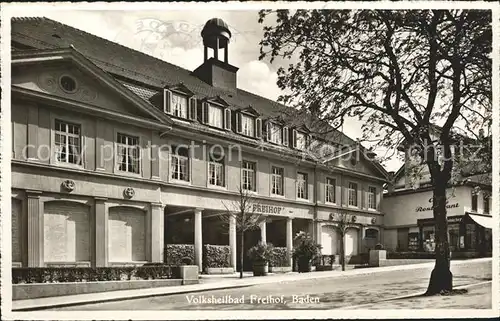 Baden AG Volksheilbad Freihof / Baden /Bz. Baden