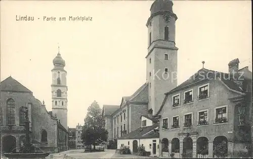 Lindau Bodensee Partie am Marktplatz / Lindau (Bodensee) /Lindau LKR