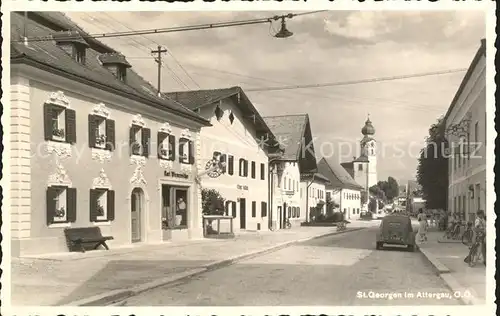 Sankt Georgen Attergau Hauptstrasse  / Sankt Georgen im Attergau /Traunviertel