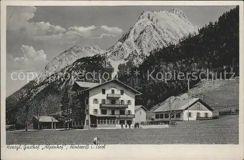 Hinterriss Tirol Herzoglicher Gasthof Alpenhof / Vomp /Tiroler Unterland