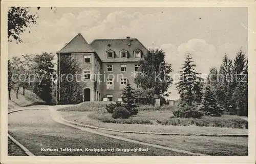 Berggiesshuebel Kurhaus Talfrieden / Bad Gottleuba-Berggiesshuebel /Saechsische Schweiz-Osterzgebirge LKR