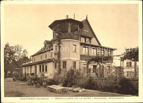 Chatenois Selestat-Erstein Hostellerie de la Gare / Chatenois /Arrond. de Selestat-Erstein