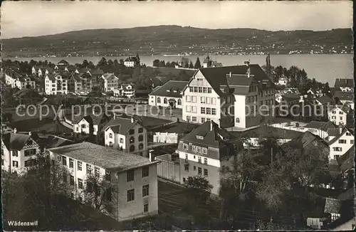 Waedenswil Ansicht Richtung See  / Waedenswil /Bz. Horgen