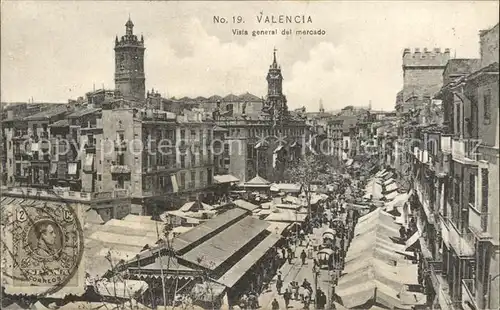 Valencia Valenciana Vista general del mercado / Valencia /