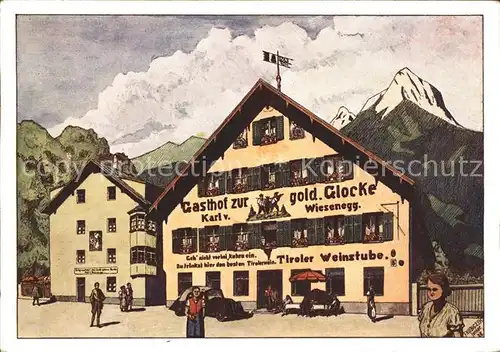 Reutte Tirol Gasthof zur goldenen Glocke / Reutte /Ausserfern