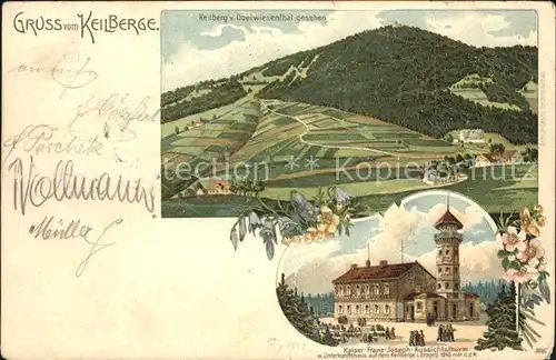 Keilberg Tschechien Keilberg von Oberwiesenthal gesehen / Klinovec /