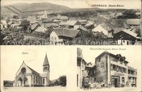 Leimbach Haut-Rhin Ãˆglise Ãˆpicerie Boulangerie Albert Dumel / Leimbach /Arrond. de Thann