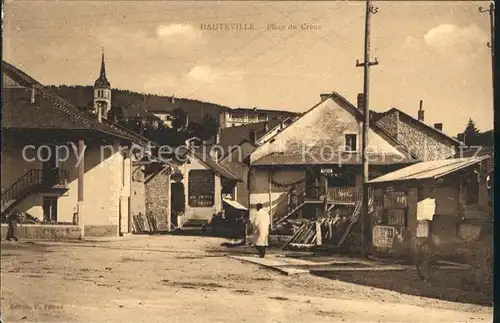 Hauteville Aisne Place du Creox / Hauteville /Arrond. de Vervins