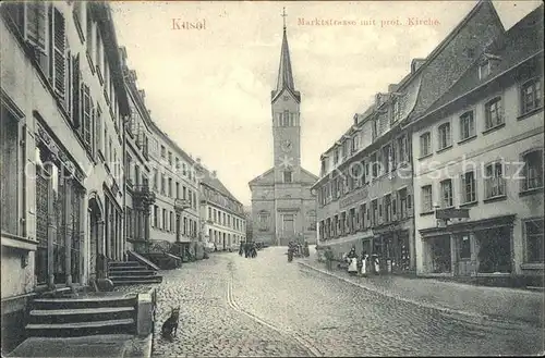Kusel Marktstrasse protestanische Kirche / Kusel /Kusel LKR