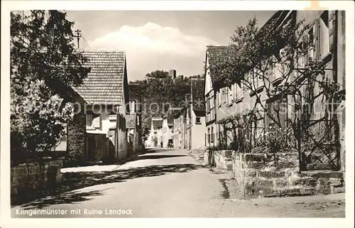 Klingenmuenster Ruine Landeck / Klingenmuenster /Suedliche Weinstrasse LKR