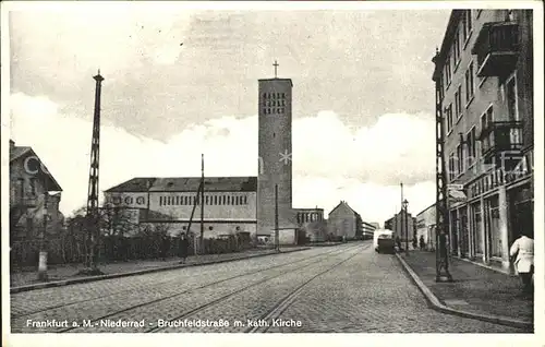 Niederrad Bruchfeldstrasse Katholische Kirche  / Frankfurt am Main /Frankfurt Main Stadtkreis