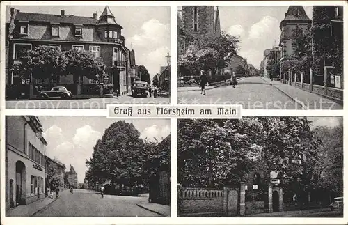 Floersheim Main Gasthaus zum Bahnhof / Floersheim am Main /Main-Taunus-Kreis LKR