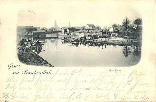Frankenthal Pfalz Kanal / Frankenthal (Pfalz) /Frankenthal Pfalz Stadtkreis