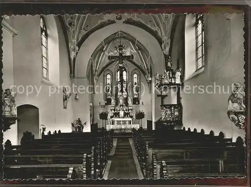 Bramsche Hase Kirche Innen / Bramsche /Osnabrueck LKR