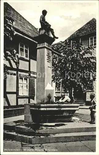 Holzminden Weser Wilhelm Raabe Bruennlein Kat. Holzminden