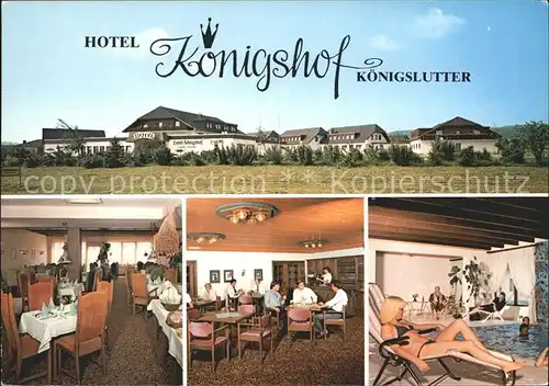 Koenigslutter Elm Hotel Koenigshof Kat. Koenigslutter am Elm
