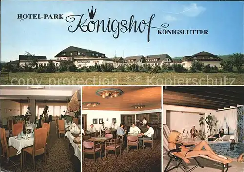 Koenigslutter Elm Hotel Park Koenigshof Kat. Koenigslutter am Elm